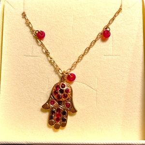 Hamsa necklace